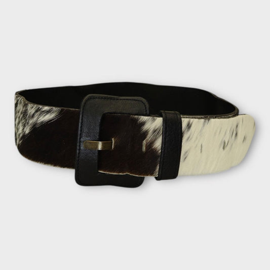 SUKUMA Brown Cow Hide Leather Belt