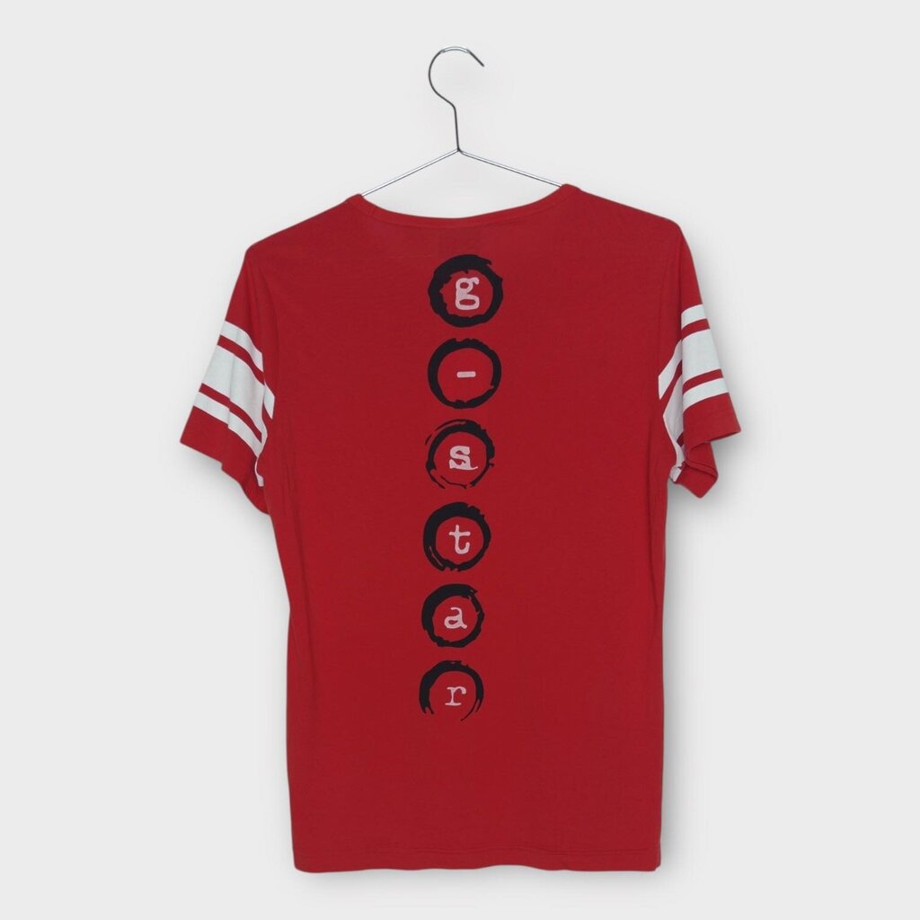 Red & White Print Tee