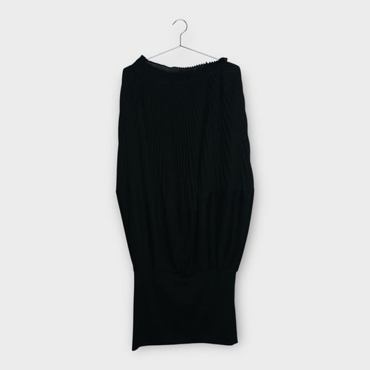 2008 Pleats Sheer Tunic Dress