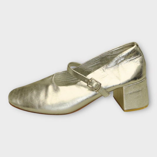 Silver Heeled Mary Jane