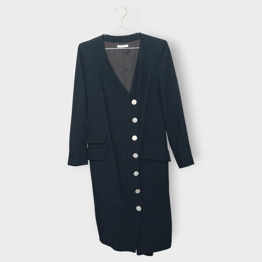 Medusa Button Blazer Dress