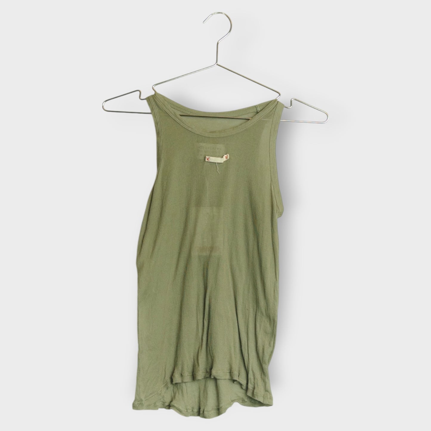 Ribbed Cotton Tank Top