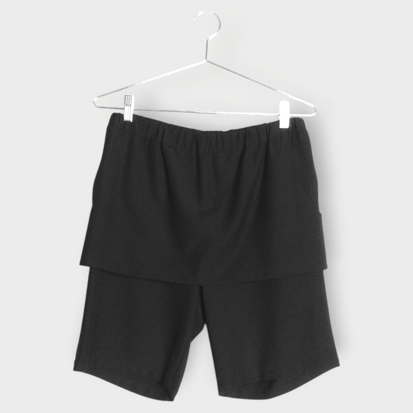Cotton Tie Apron Shorts