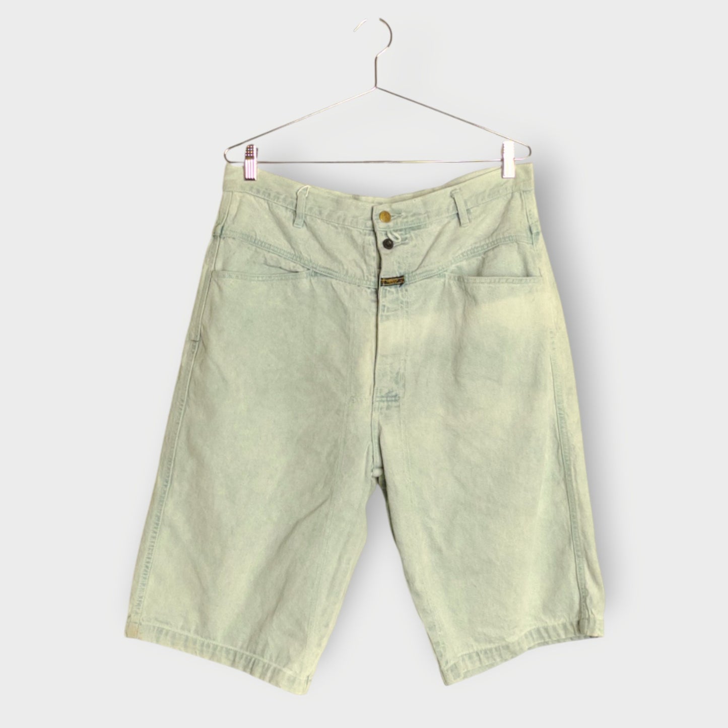 Light Wash Denim Shorts