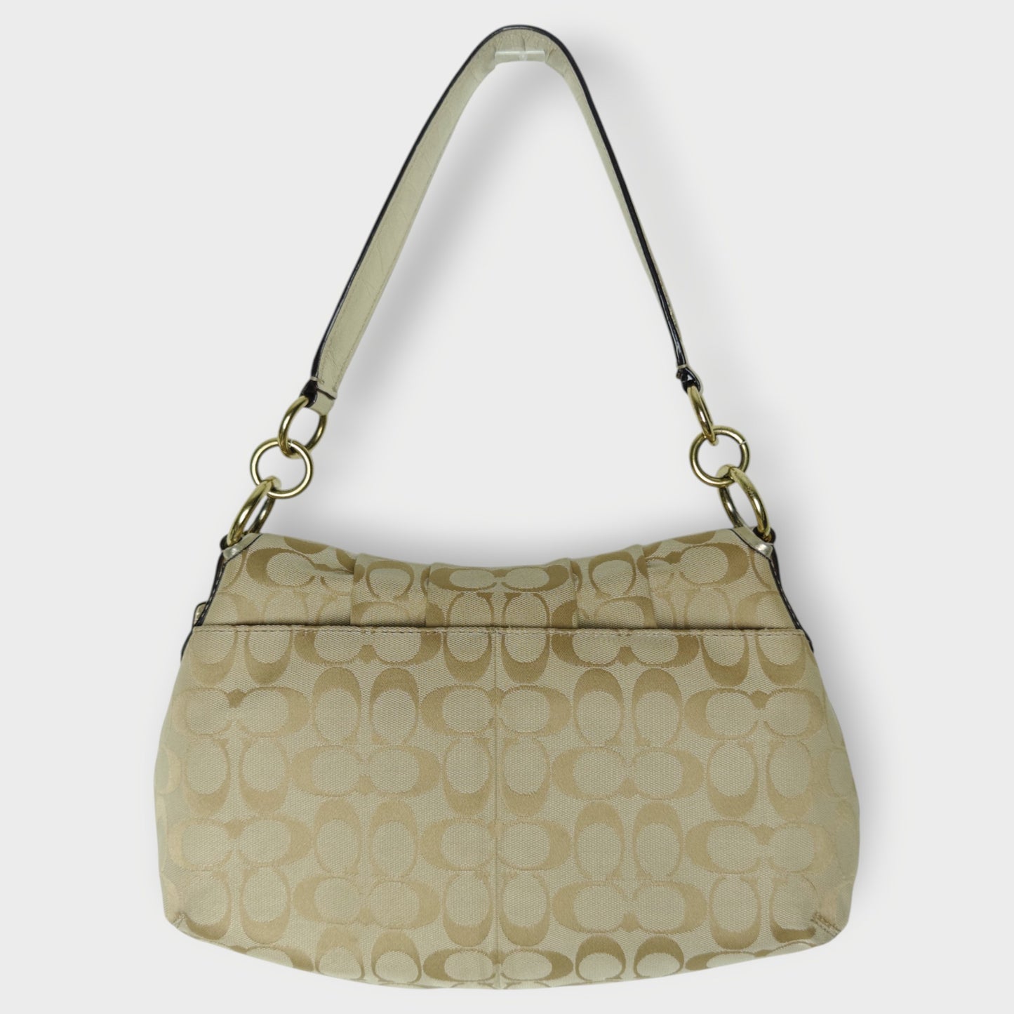 Monogram & Metalic Trim Soho Handbag