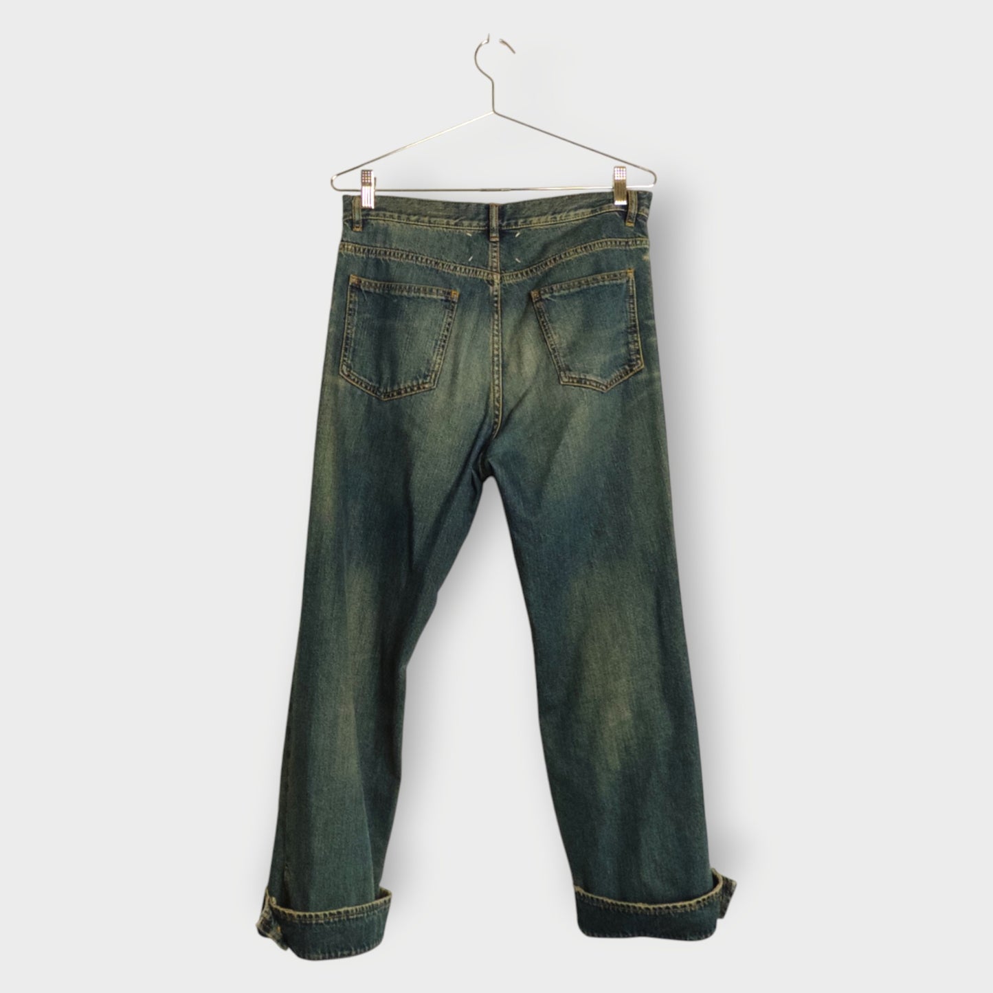 Wash Cuffed Jeans