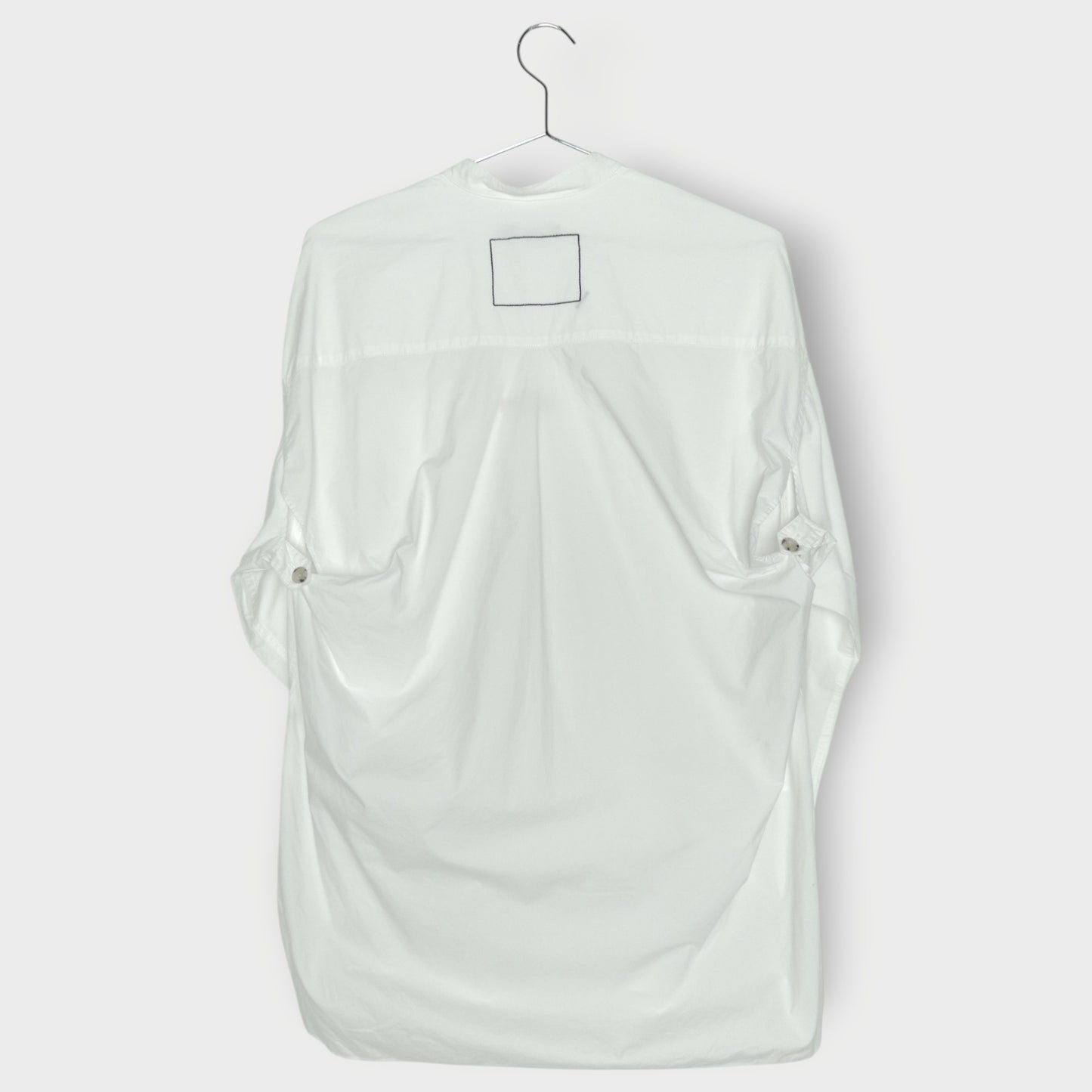 Collarless Button Up Shirt