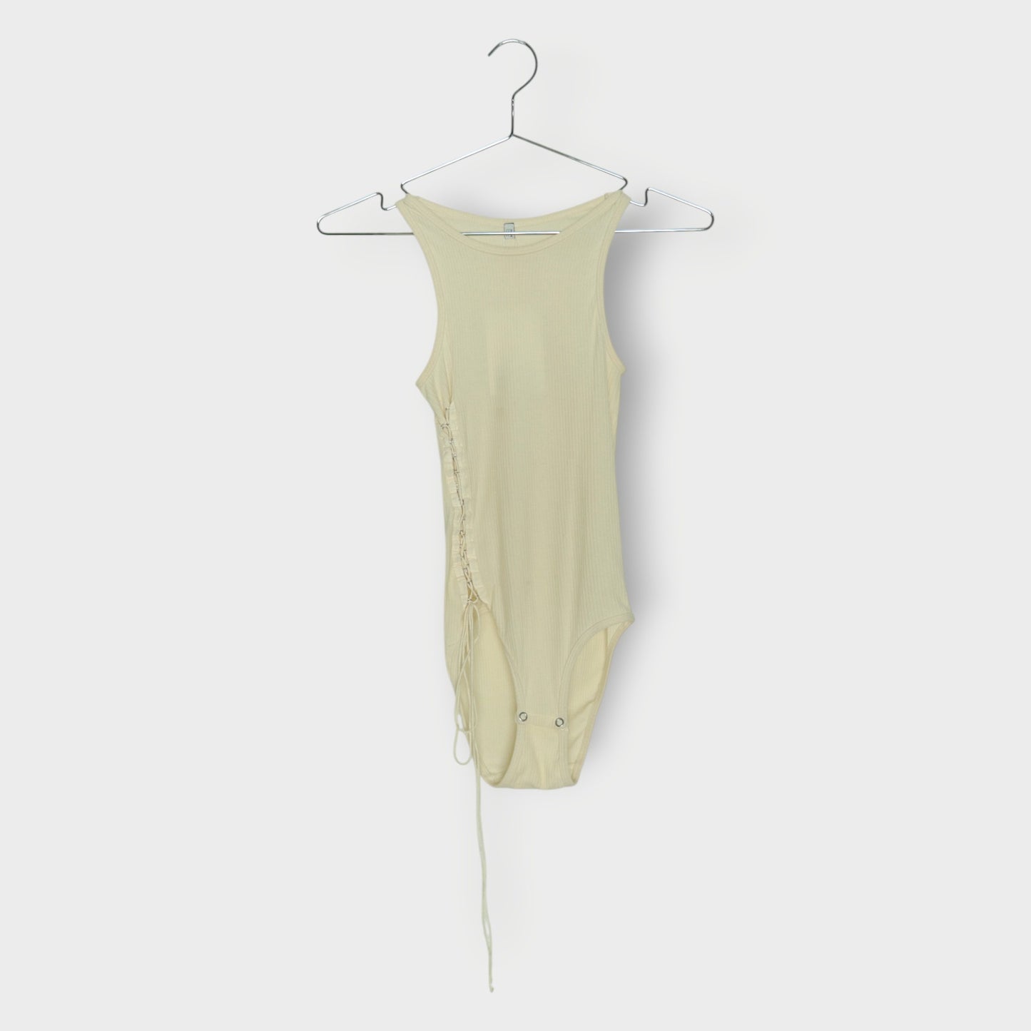 Cotton Side Corset Tie Leotard
