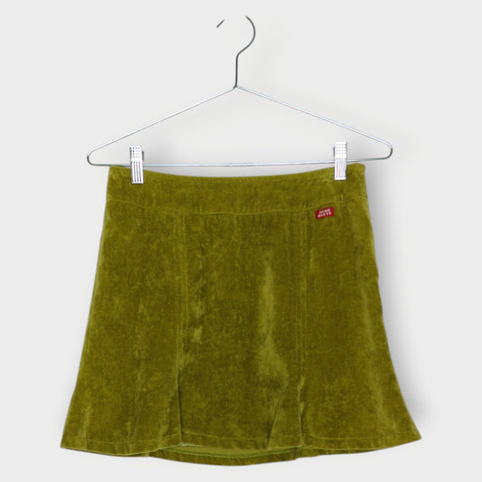 Velvet Mini Skirt