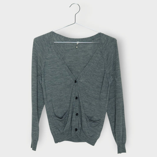 Wool Silk Cardigan