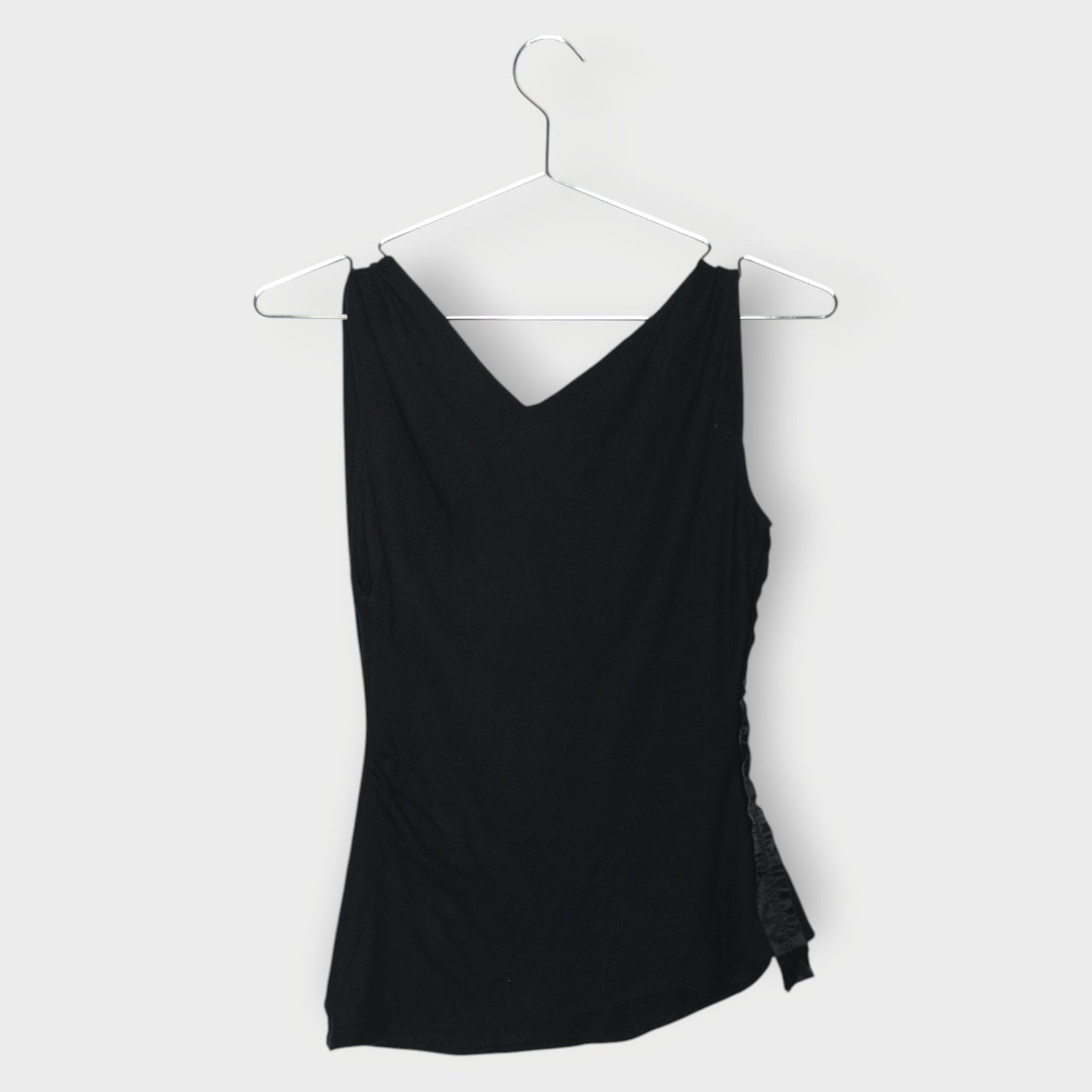 Mirth Asymmetrical Neckline Sleeveless Top