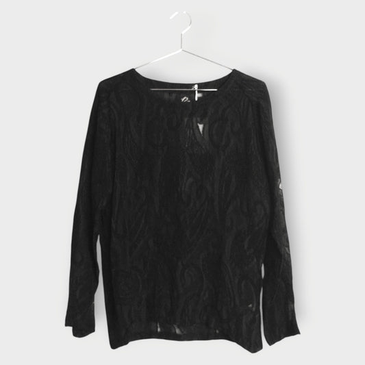 Sheer Paisley Top