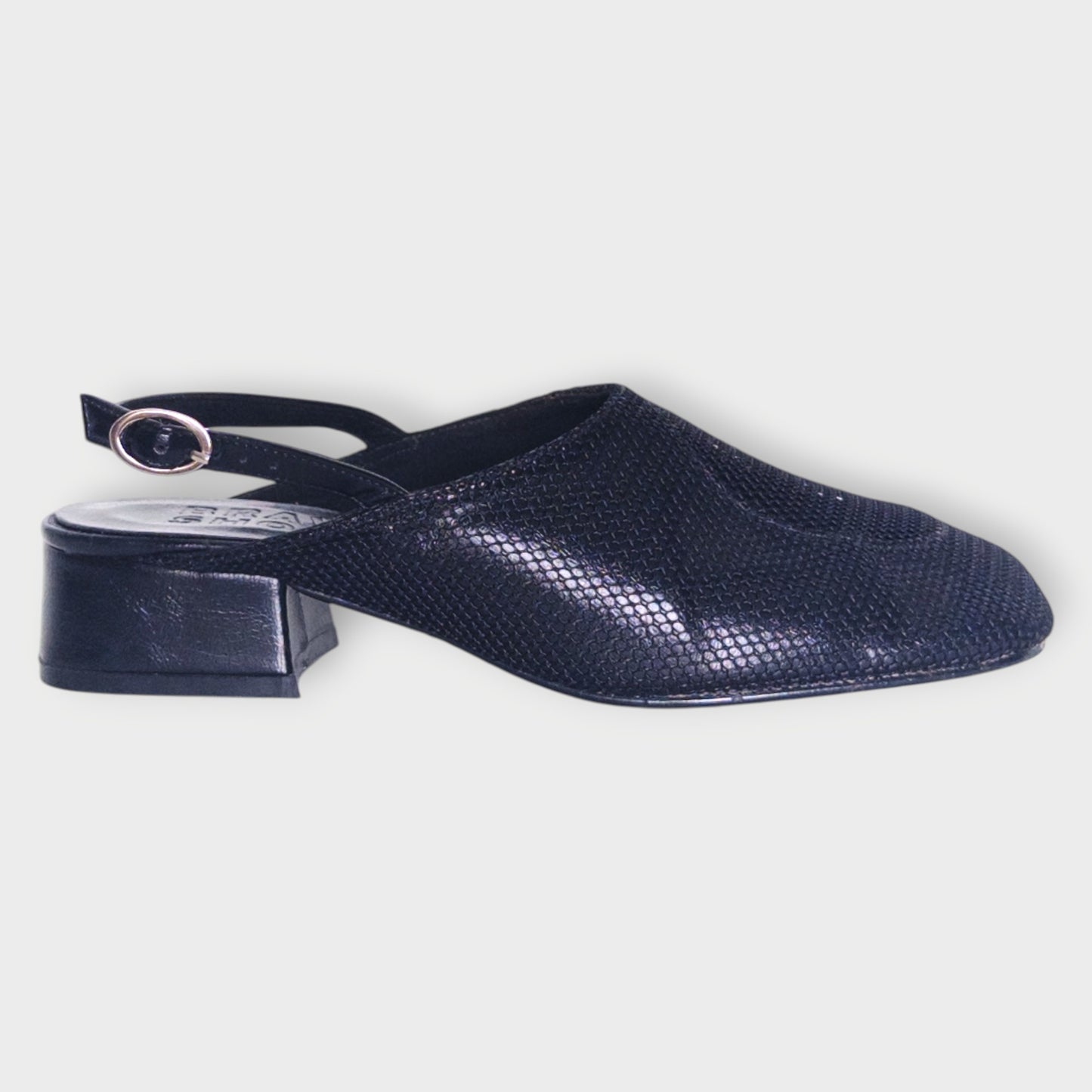 Black Mesh O Slingback  #51B2LA