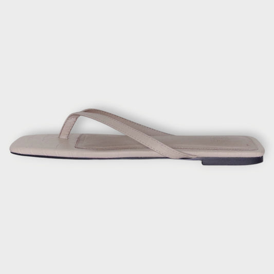 Crocodile Embossed Nelly Sandal