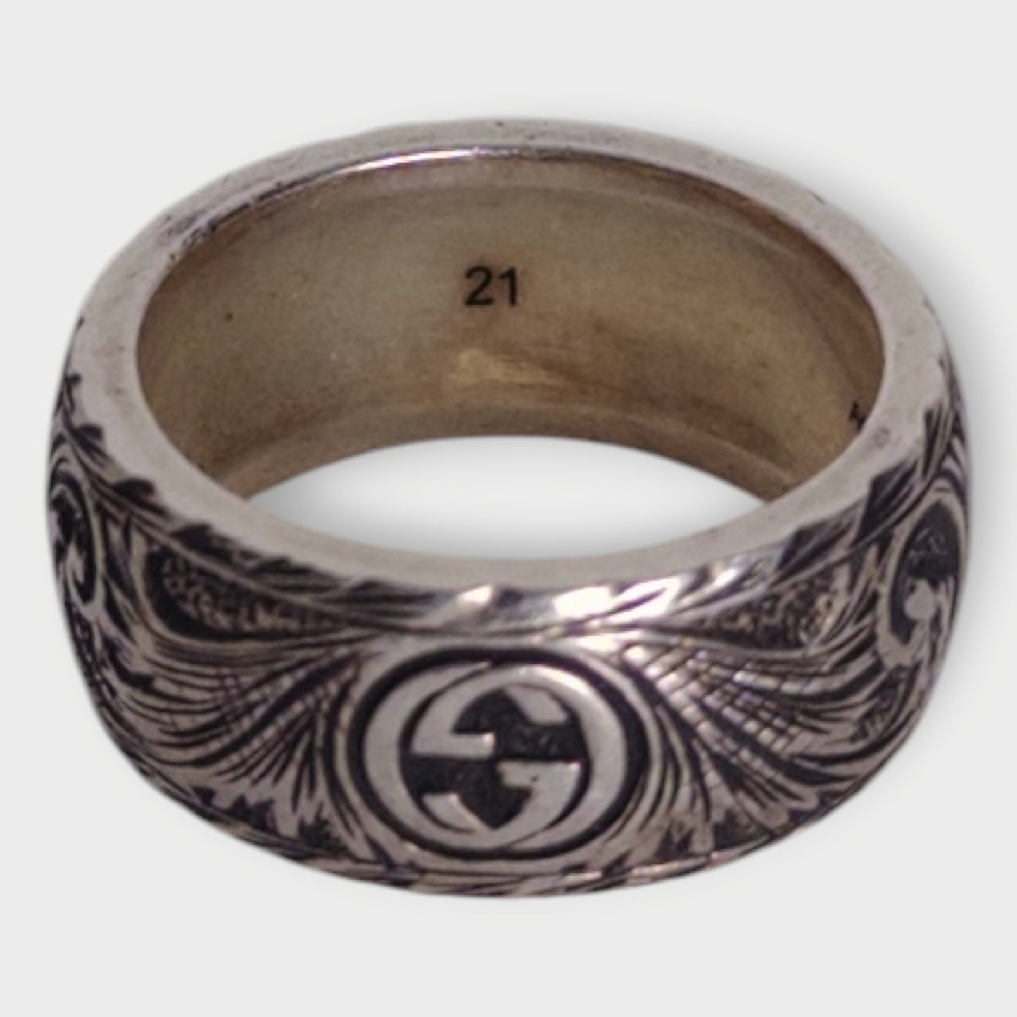 Sterling Silver Tiger Head Ring
