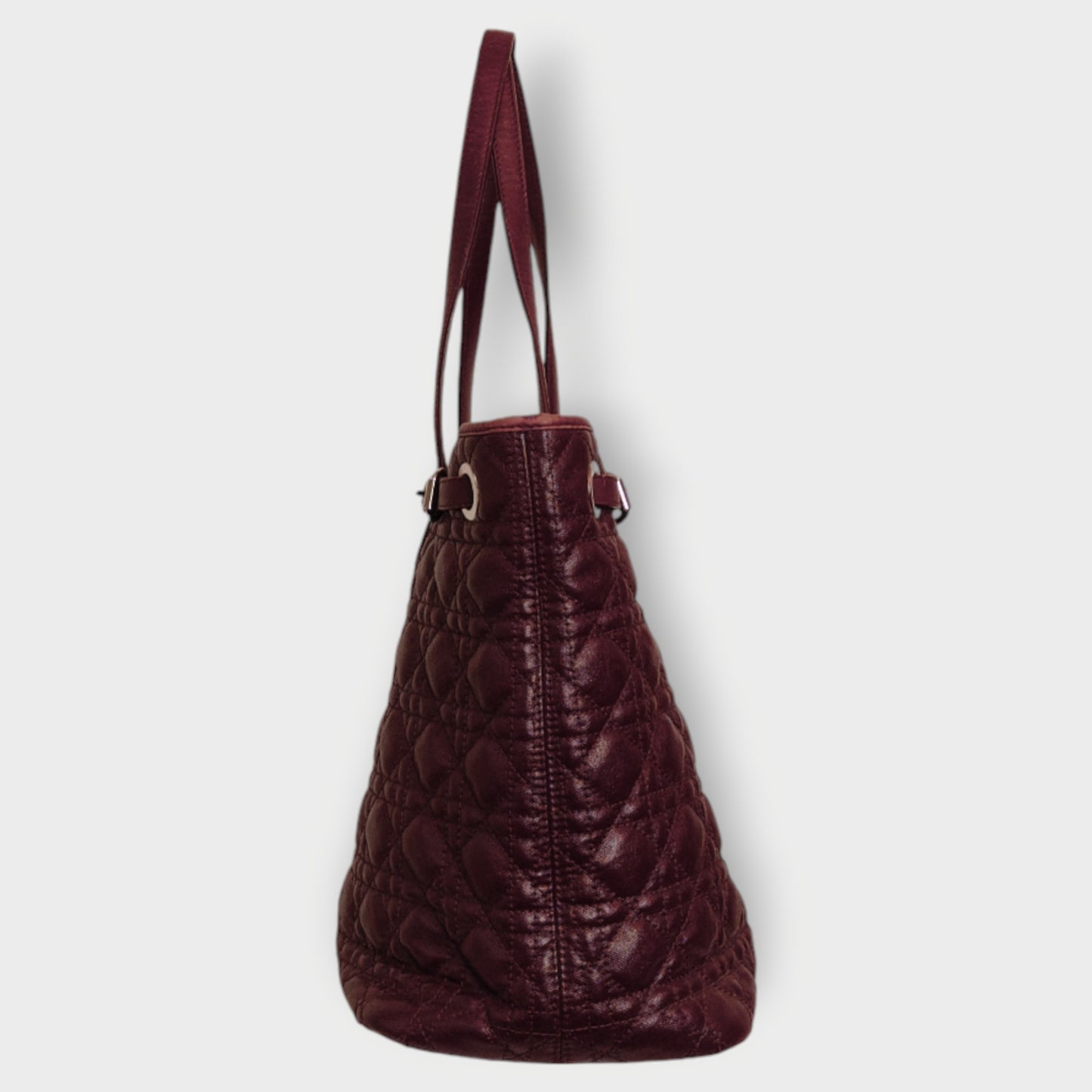 Leather Panarea Cannage Tote