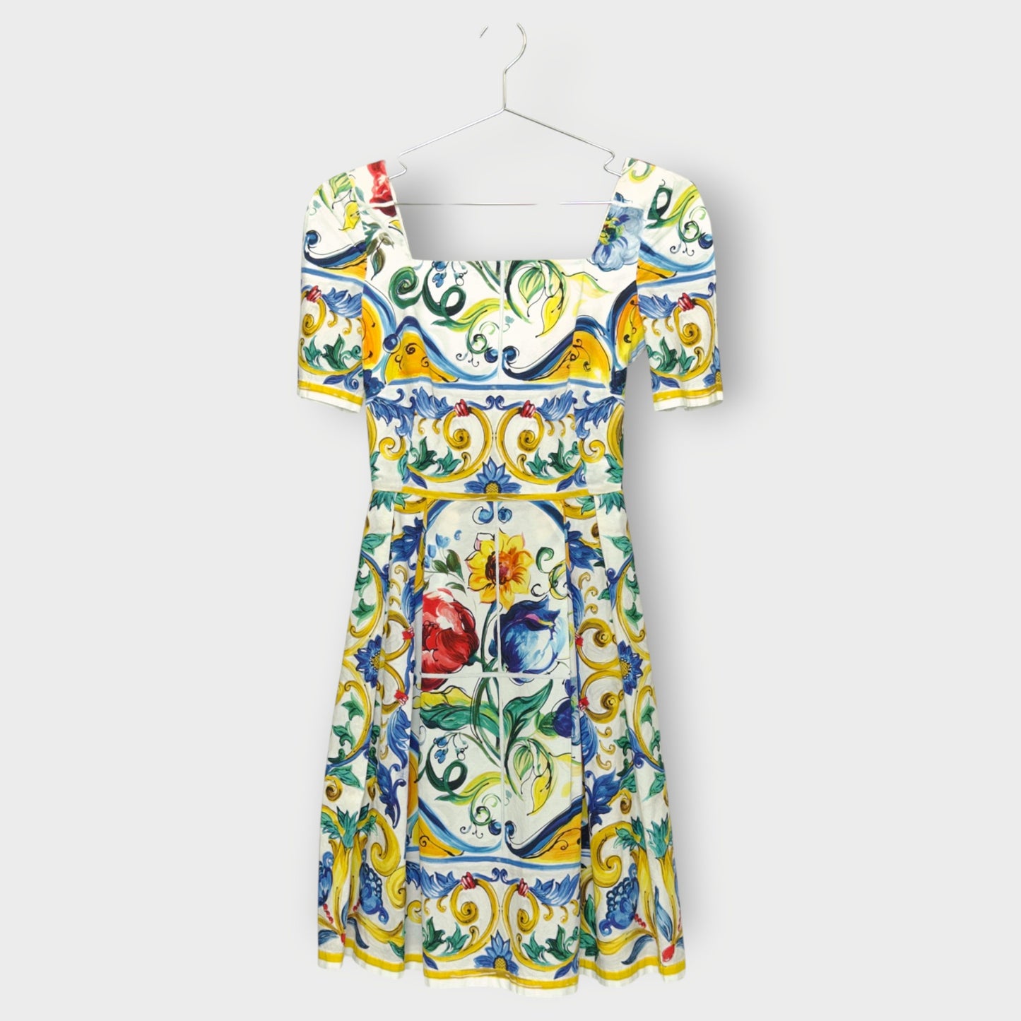 Majolica Square Neck Dress