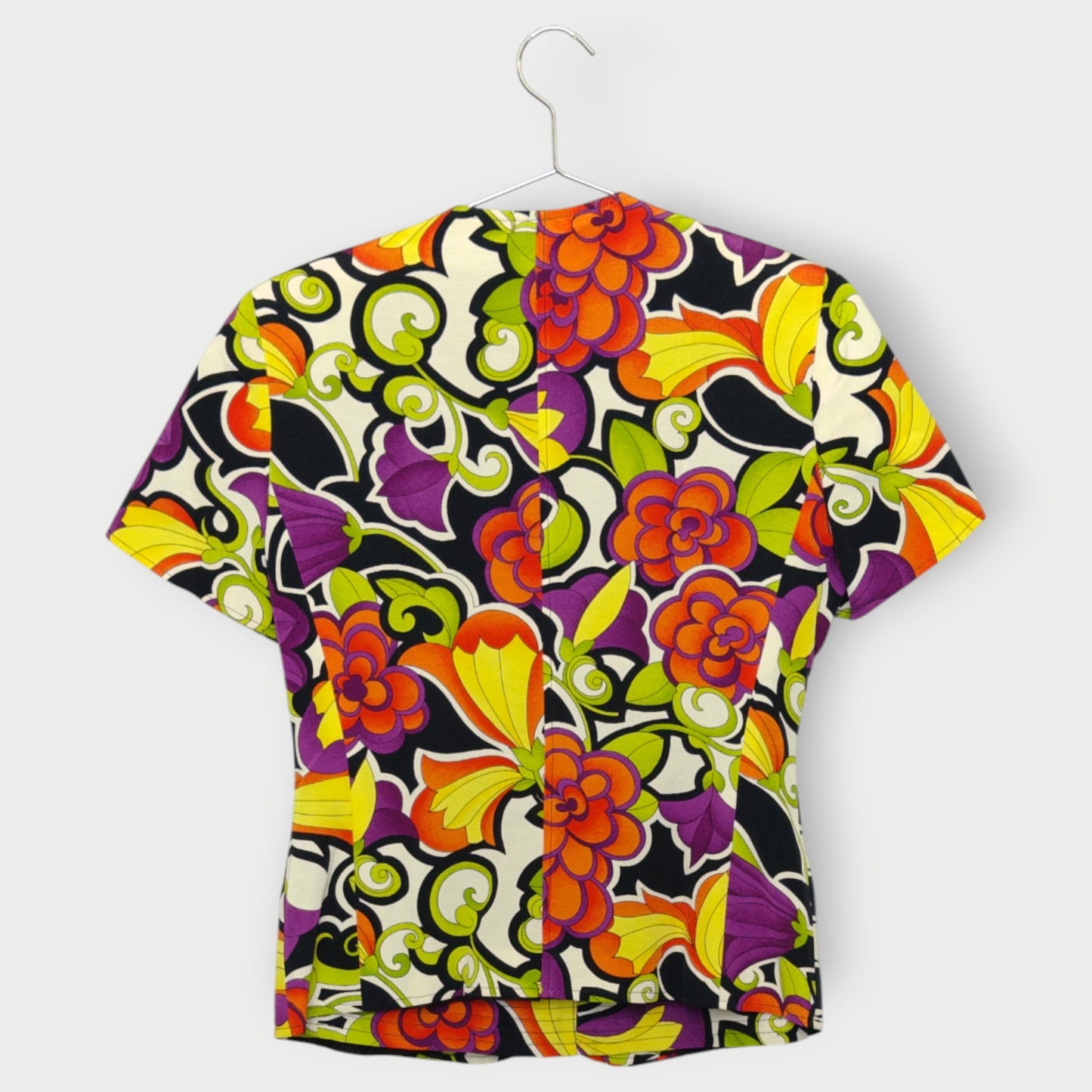 Print Top & Skirt Set