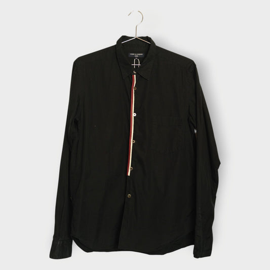 Black Maroon Trim Shirt