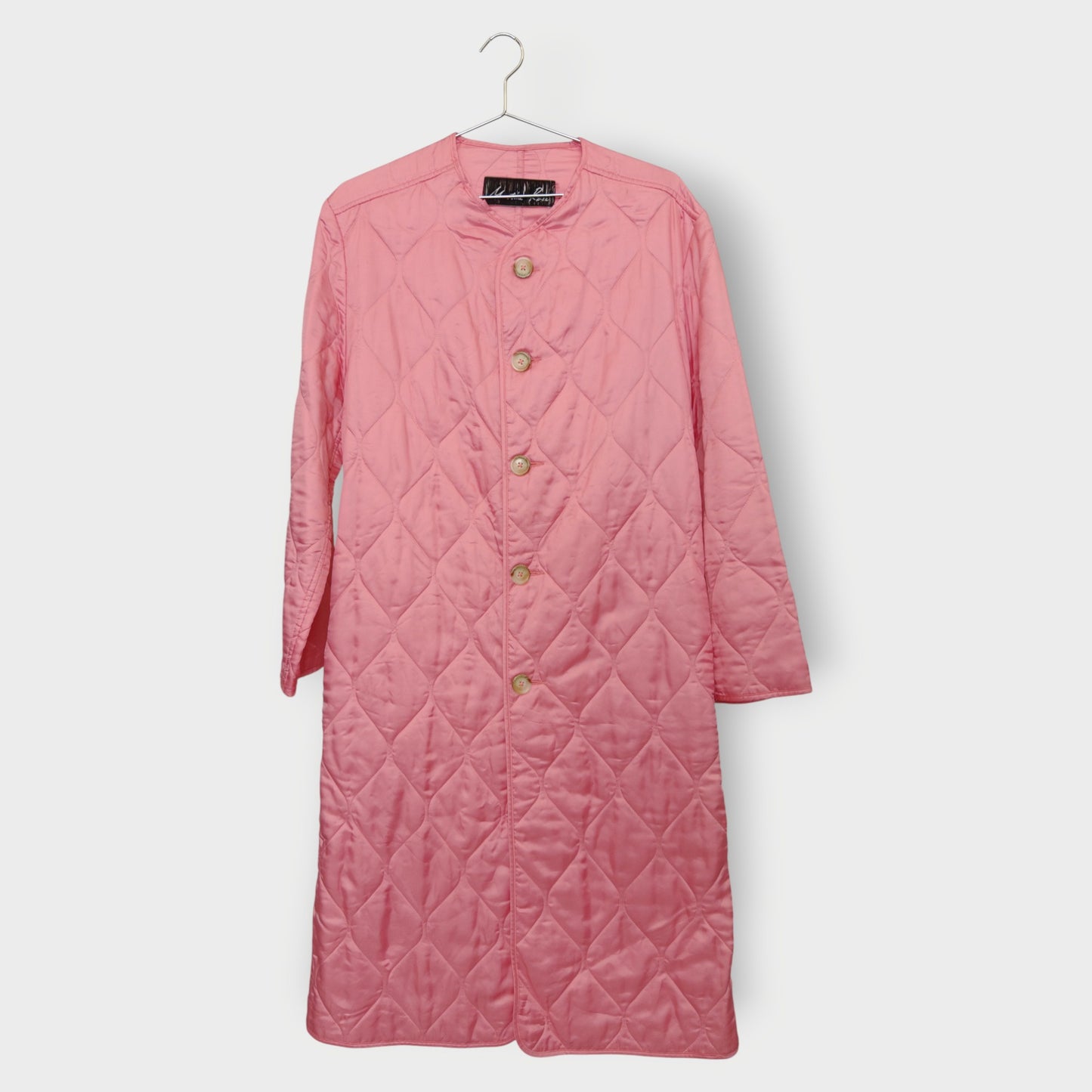 Frosted PVC & Quilted-Lined Rain Jacket