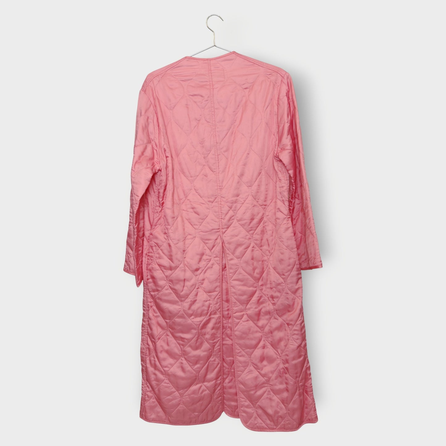 Frosted PVC & Quilted-Lined Rain Jacket