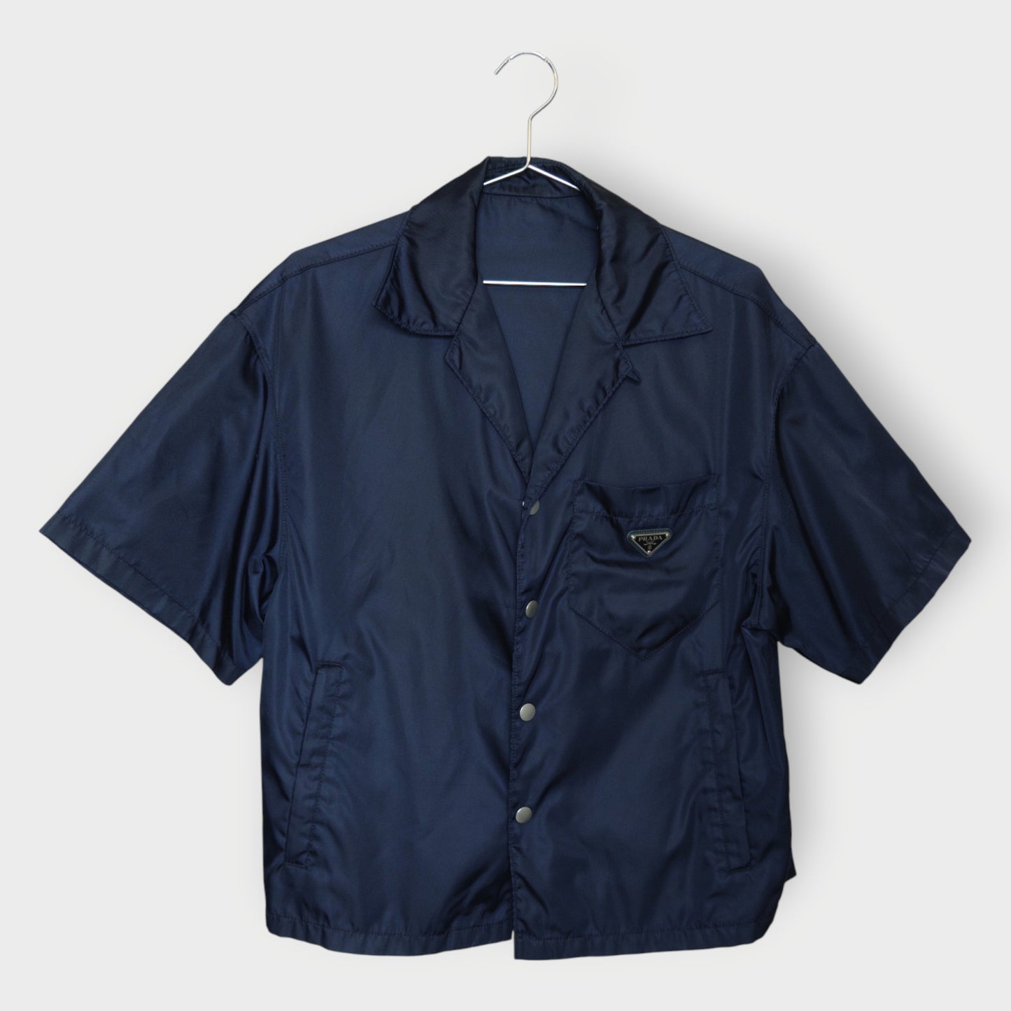 Re-Nylon Boxy Bowling Shirt