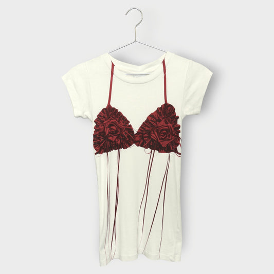 Rosette Bra Print T-Shirt