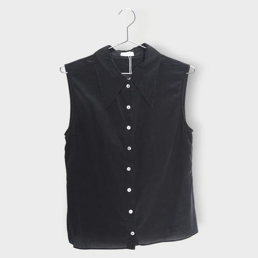 Silk Button Up Top