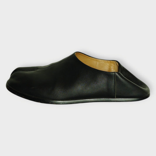 Leather Tabi Slippers