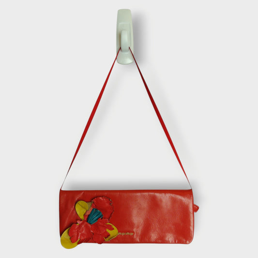Leather Mini Flower Purse
