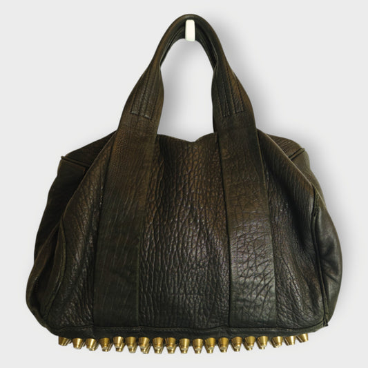 Pebbled Leather Rocco Bag