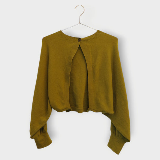 Wool Sculptural Cardigan