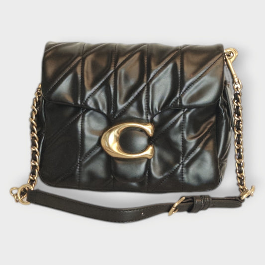 Leather Time Square Tabby Bag