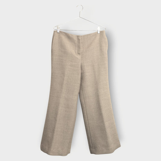 Wool Wide Leg Pant