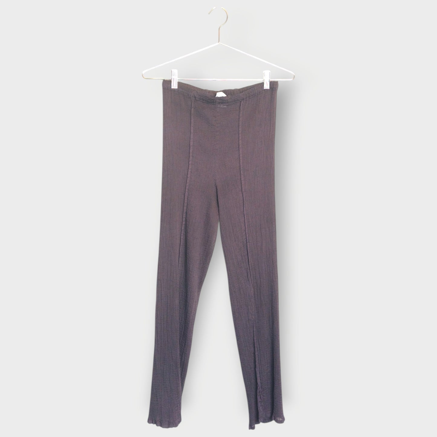 Sheer Plisse Pants