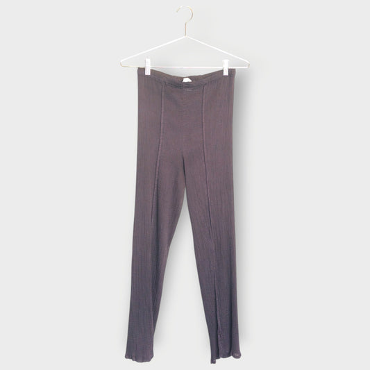 Sheer Plisse Pants