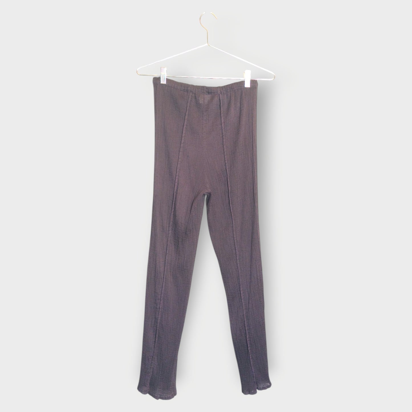 Sheer Plisse Pants