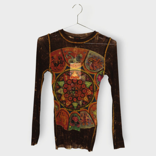 Zodiac Mesh Top