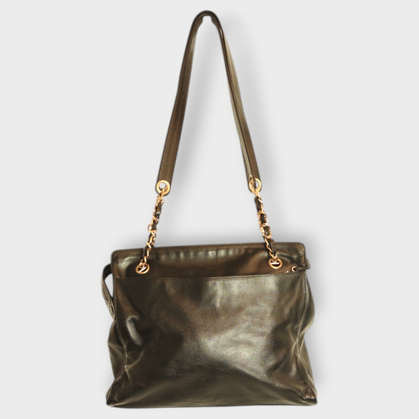 Leather CC Tote Bag