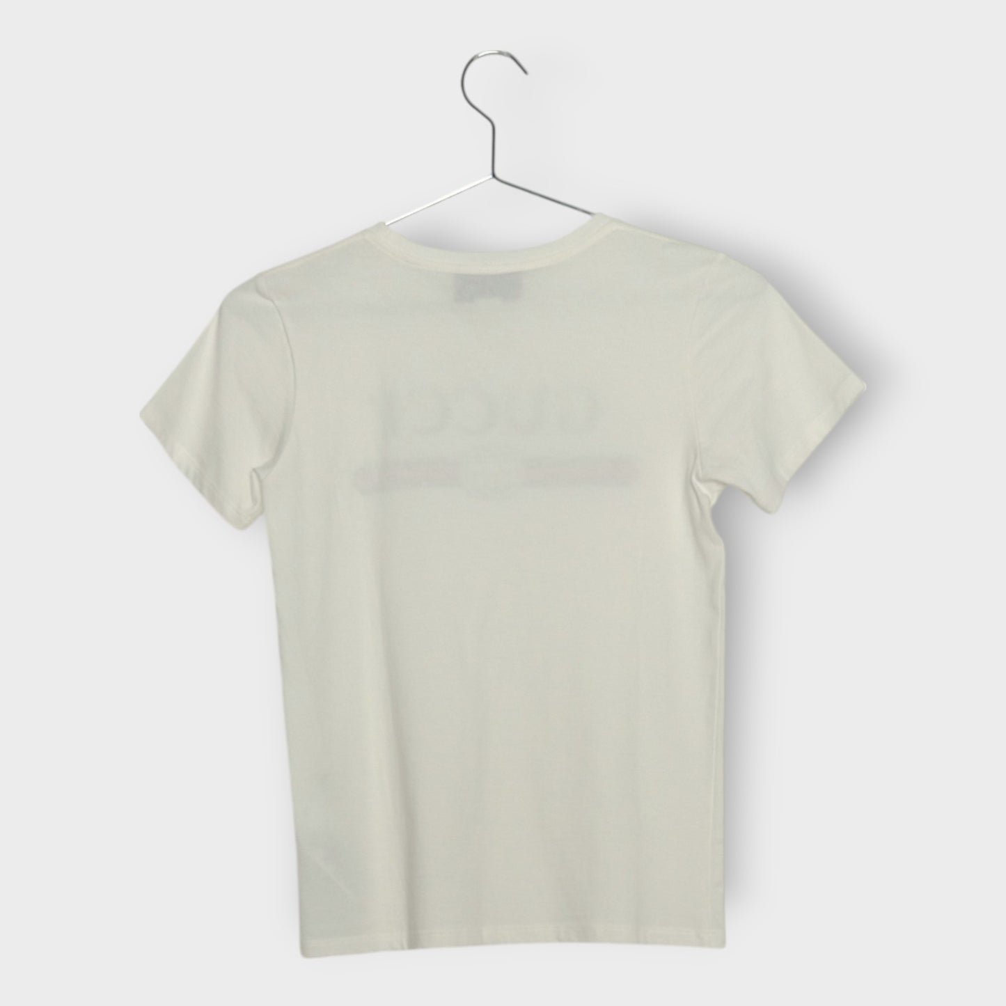 White Classic Logo Tee