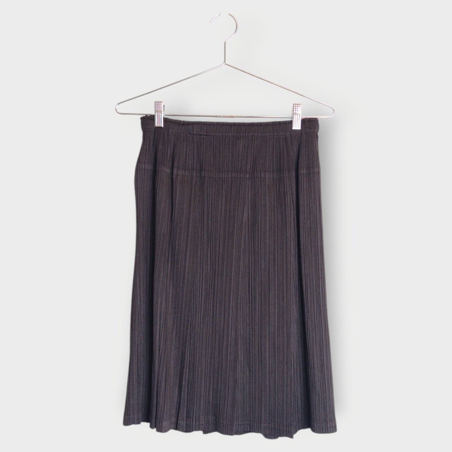 Pleated Midi Skirt