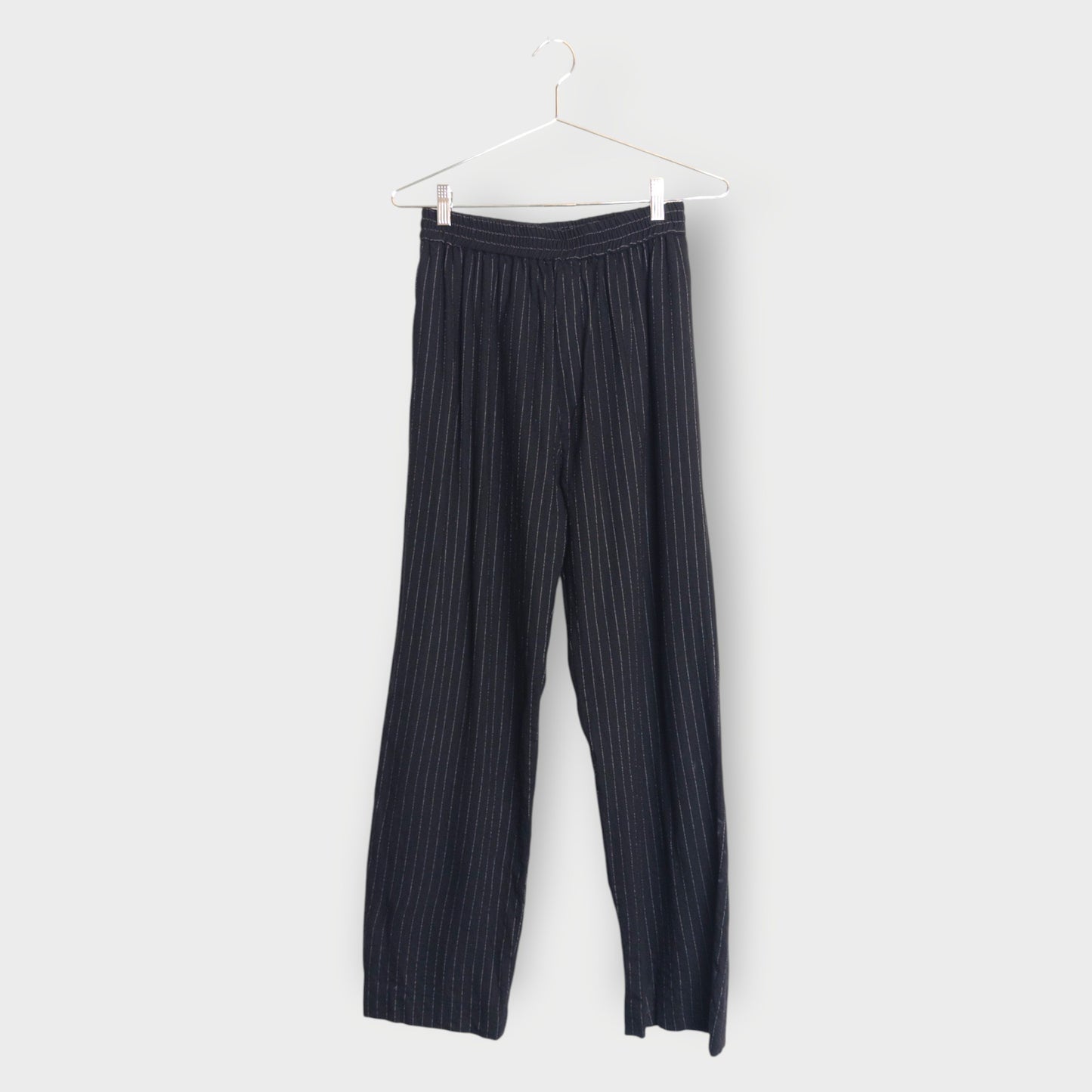 Pinstriped Wool Pant
