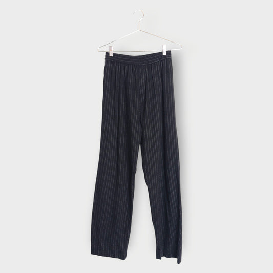 Pinstriped Wool Pant