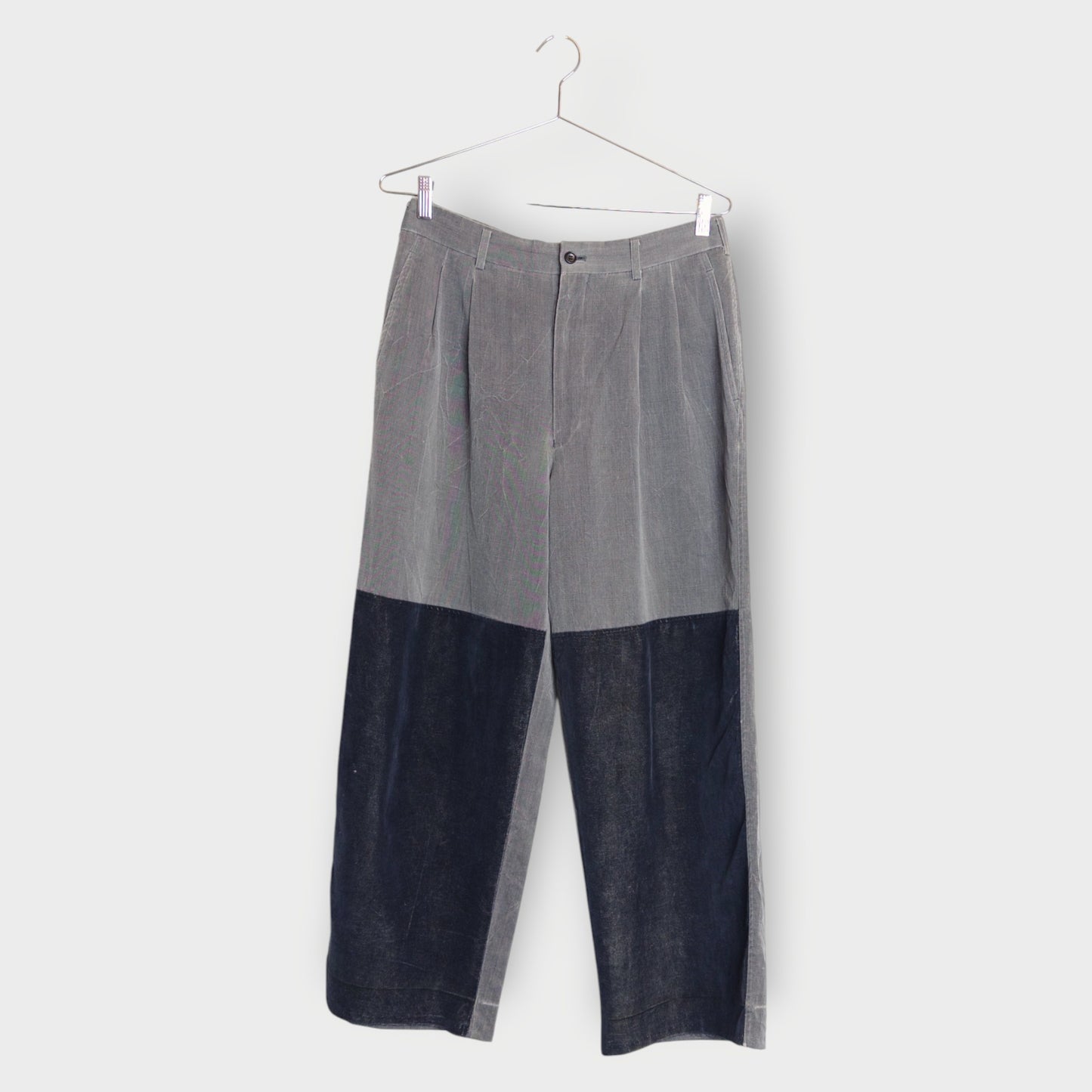 2 Tone Panelled Trouser