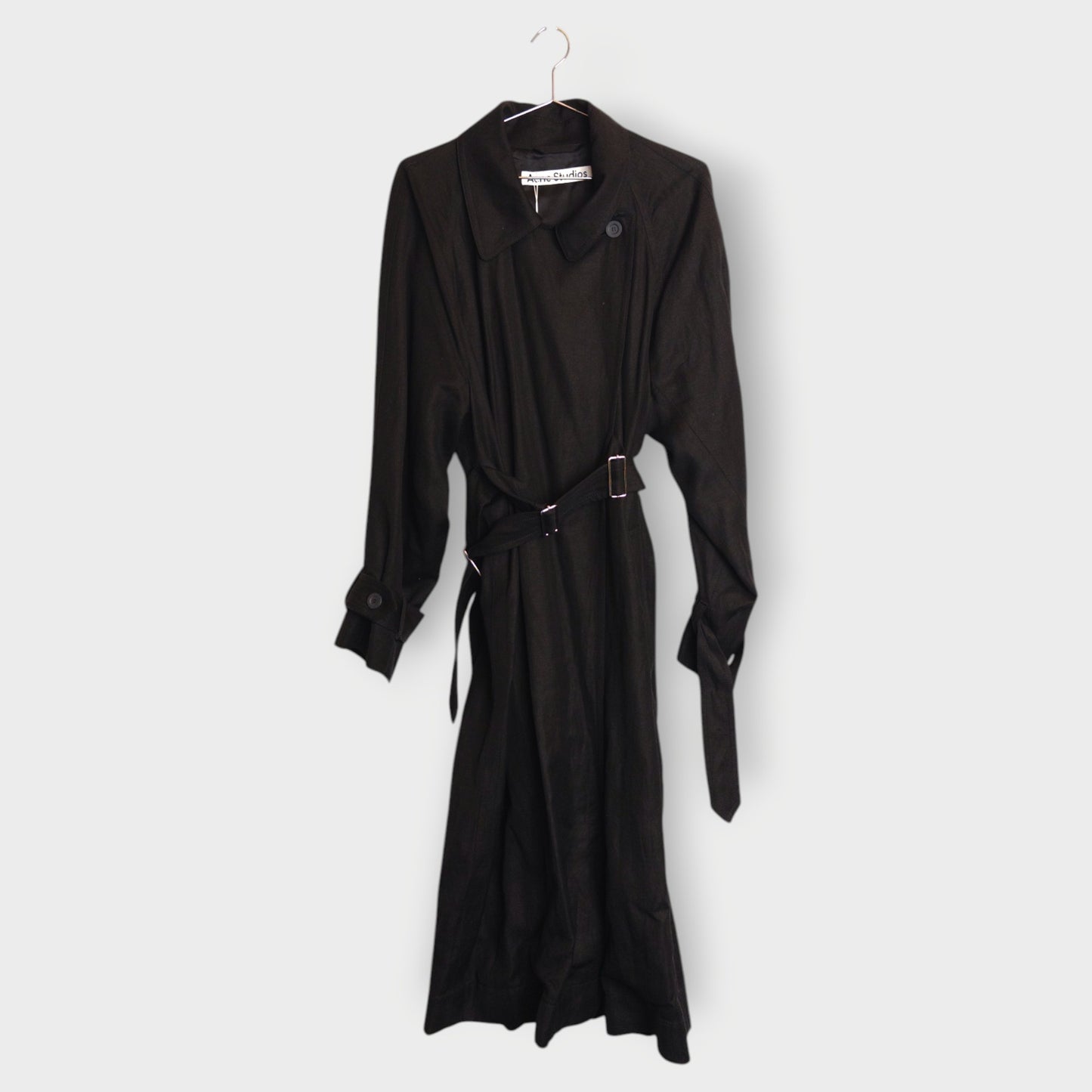 Wool Hemp Trench Coat