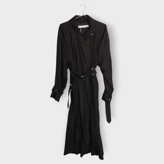 Wool Hemp Trench Coat