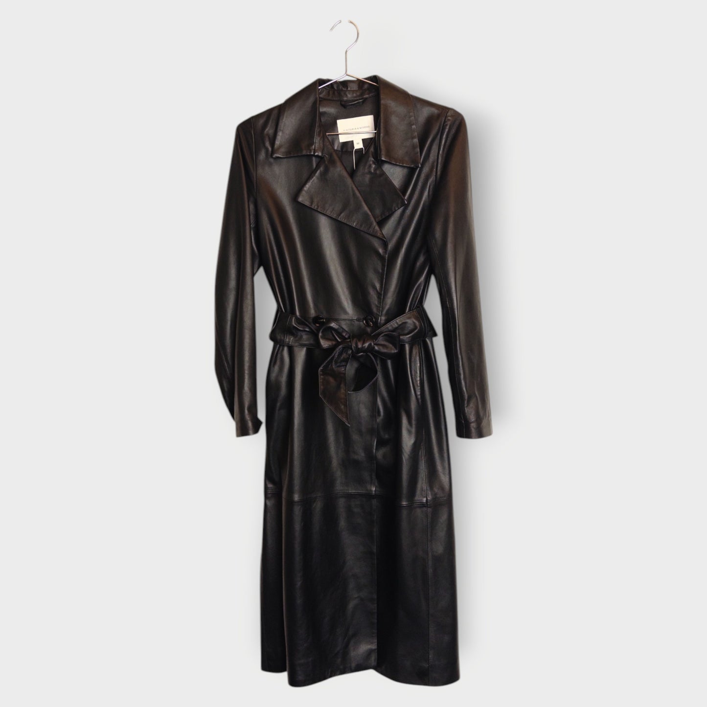 Leather Trench Coat