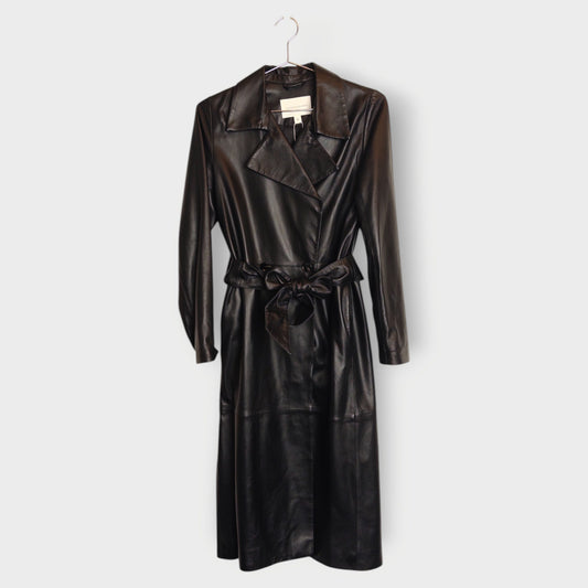 Leather Trench Coat
