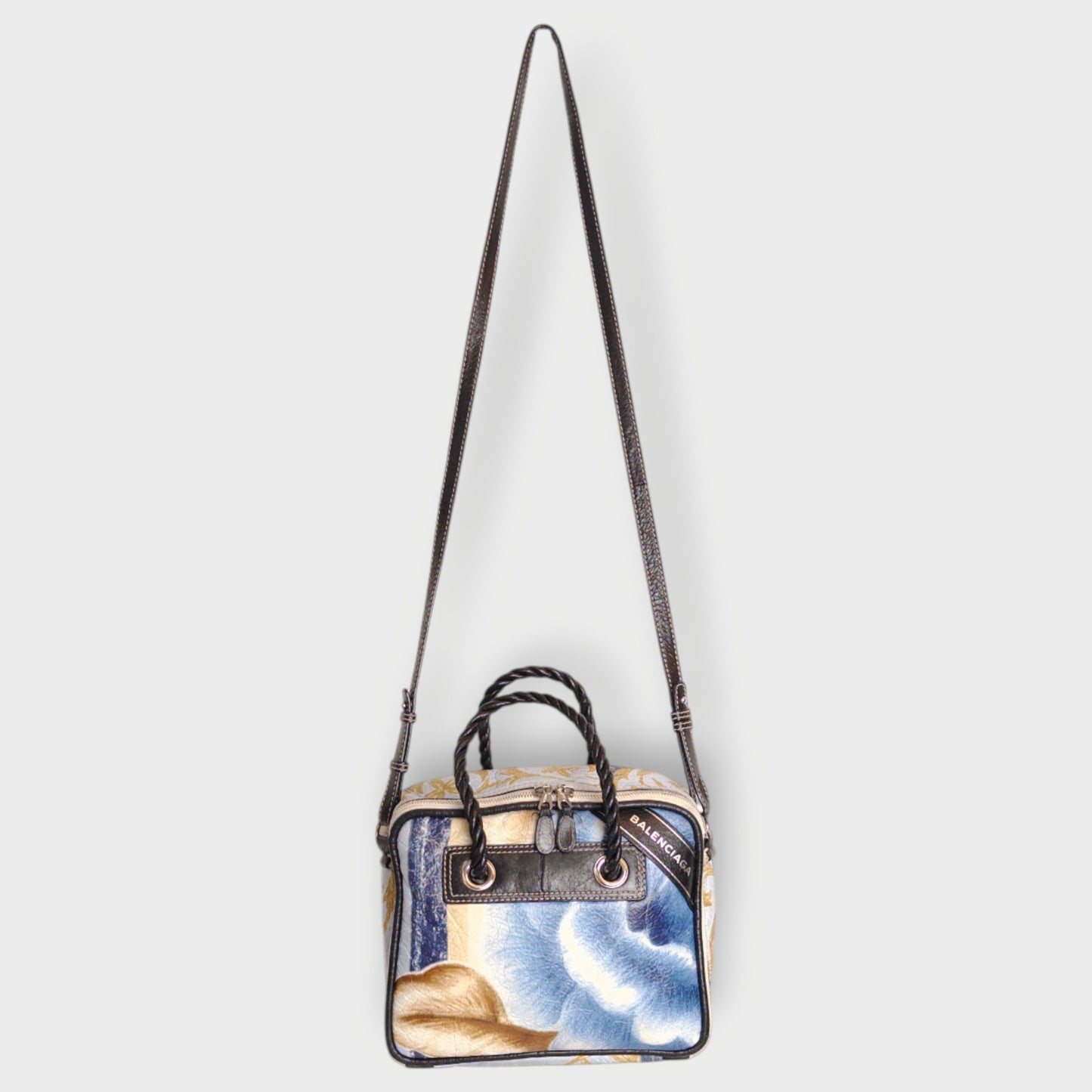 Mini Leather Blanket Crossbody Bag