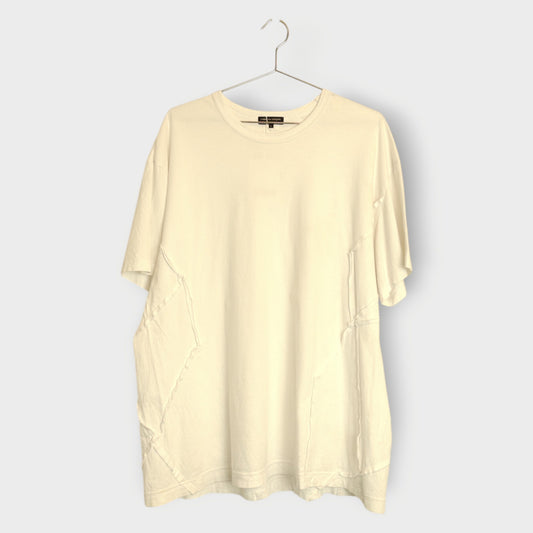 White Cotton Raw Edge